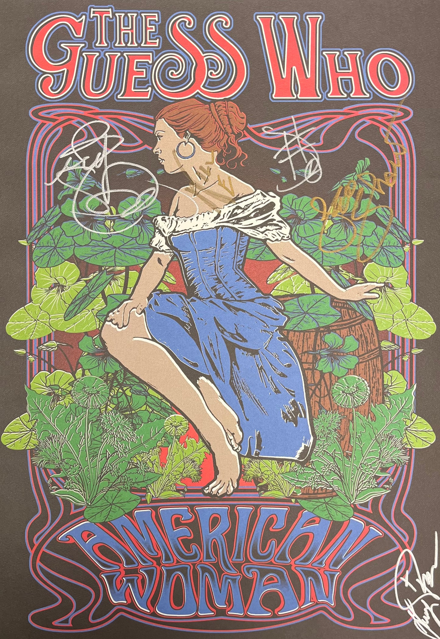 The Guess Who - American Women Signed / Autographed Poster Limited Edition 70/500