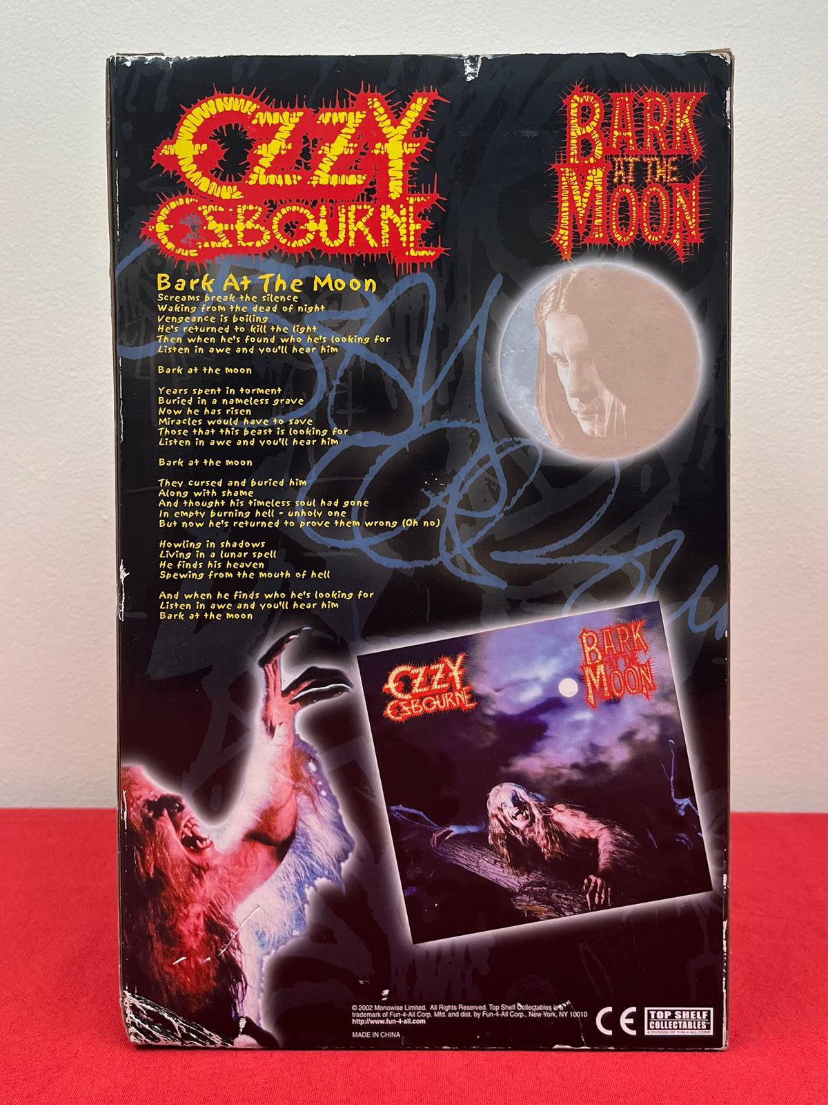 Ozzy Osbourne - "Bark At The Moon" Figurine 12" - Fun-4-All Top Shelf 2002