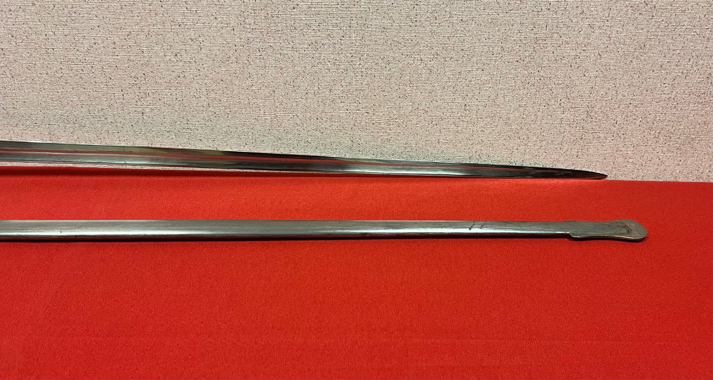 Spanish Army Officer’s “Lionhead” Sword & Scabbard - Authentic