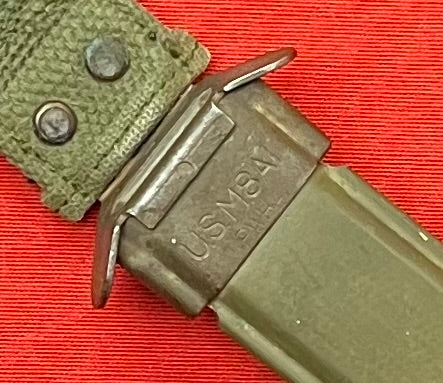 Original U.S. M8A1 Scabbard For M4 Bayonet & M3 Fighting Knife