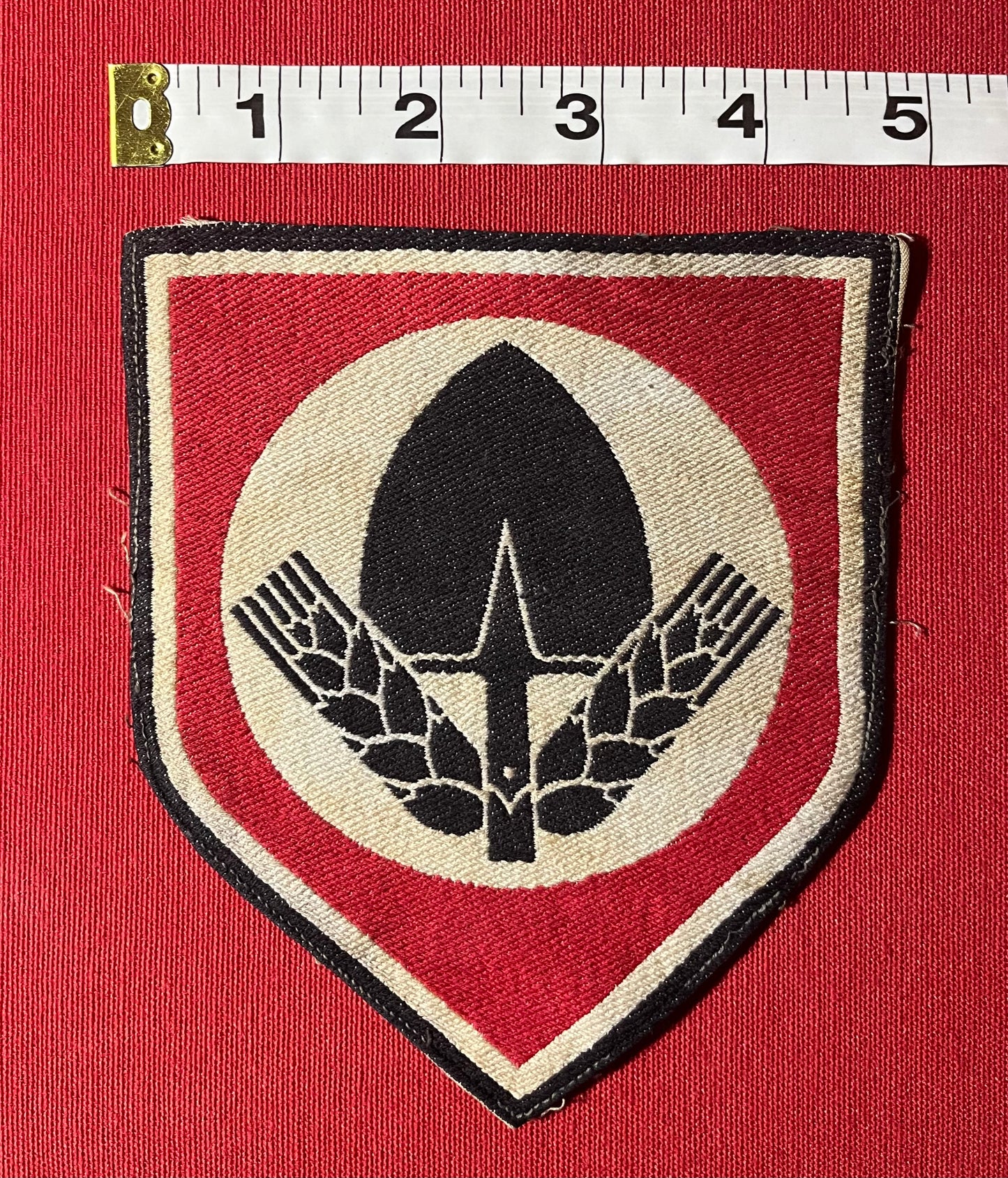 Authentic WW2 German RAD Sports Shirt (Large Size) Insignia Patch