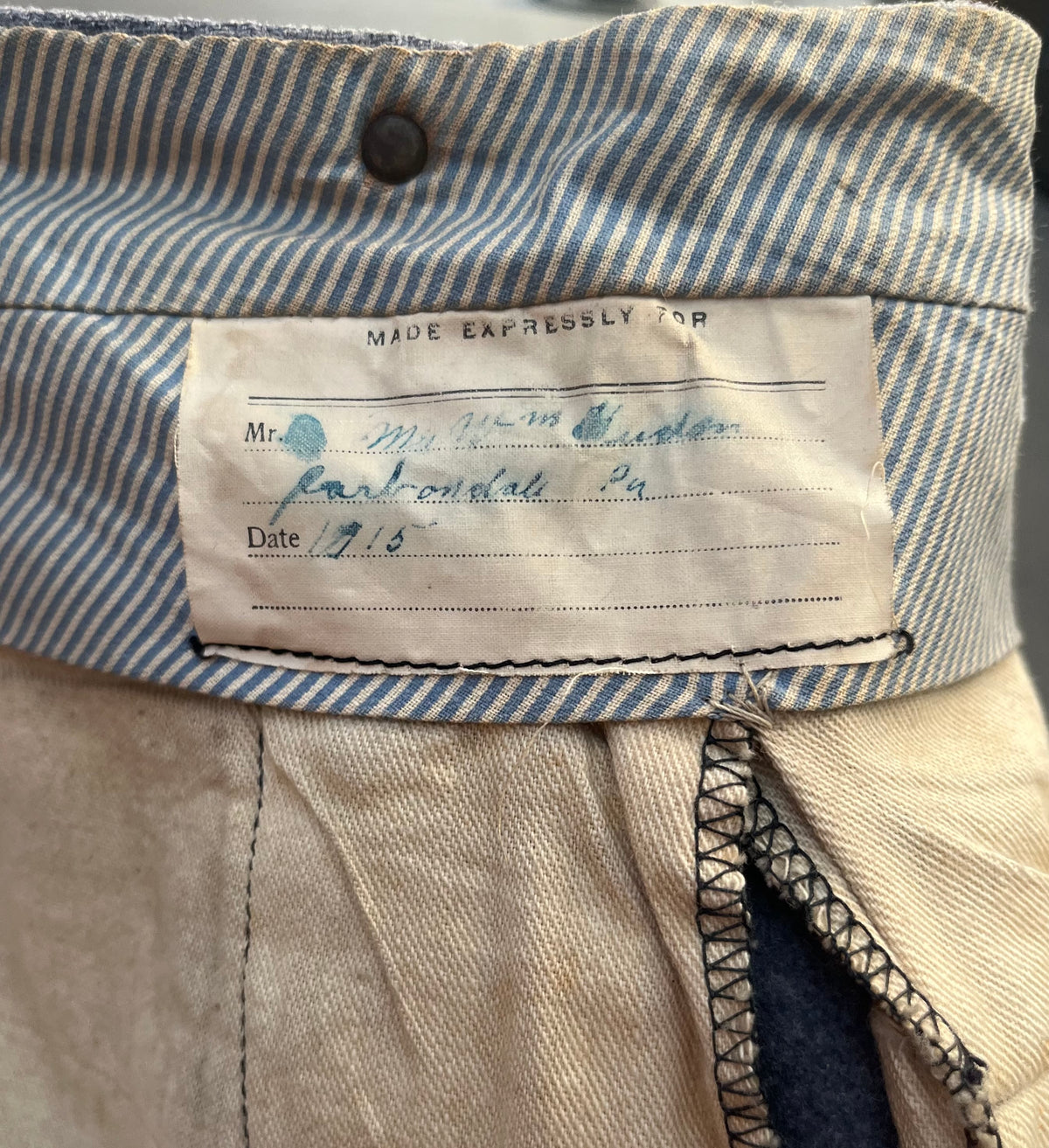U.S. SPANISH AMERICAN WAR VETERAN’S UNIFORM - 14TH P.A. (NAMED) WILLIAM HUDSON