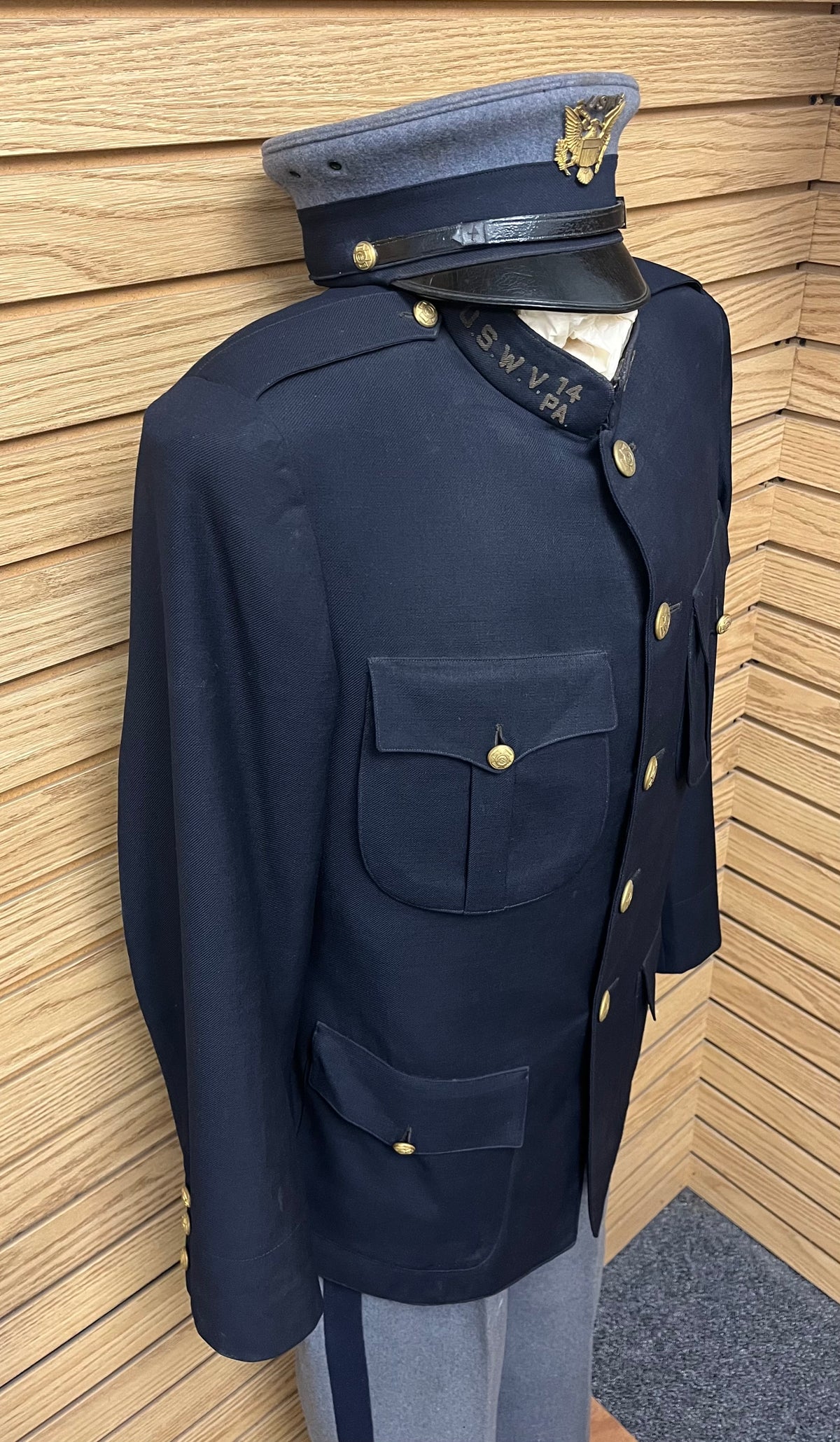 U.S. SPANISH AMERICAN WAR VETERAN’S UNIFORM - 14TH P.A. (NAMED) WILLIAM HUDSON