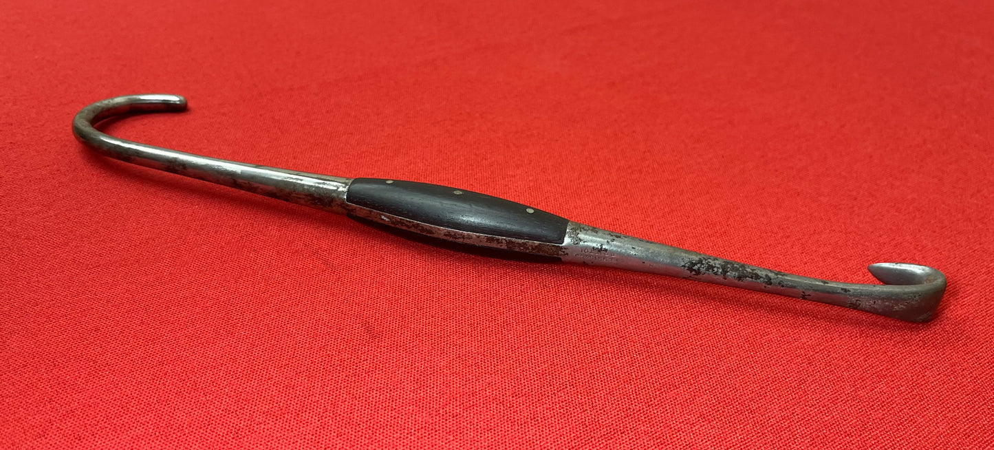 C.1855 Obstetric (Child Delivery) Blunt Hook & Crochet Set-Ferris & Co. Bristol