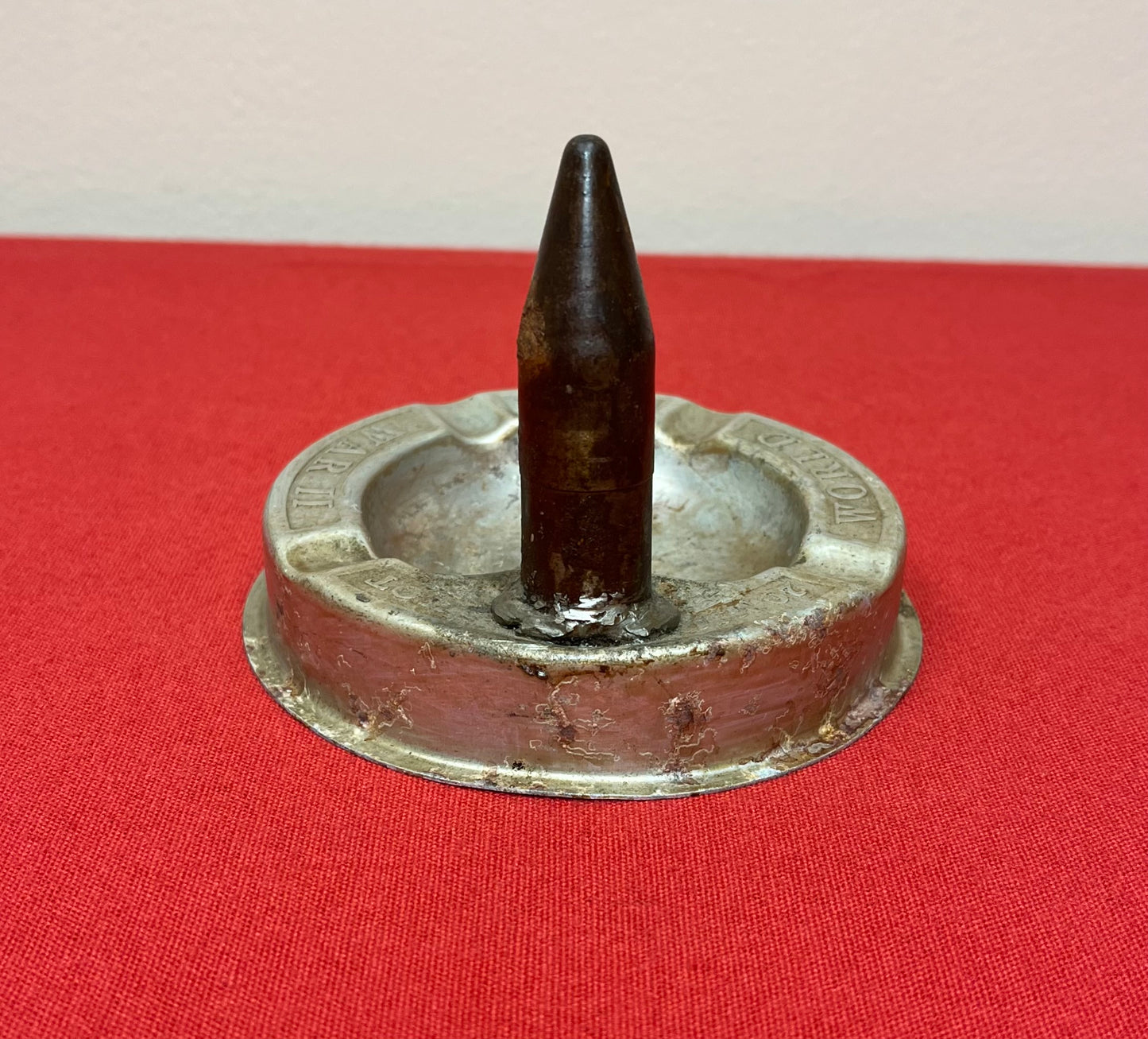 WW2 U.S. 20MM ROUND PROJECTILE (TRENCH ART) ASHTRAY