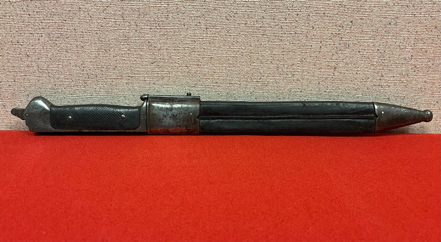 Danish M1889 Krag–Jørgensen Knife Bayonet - Gevær M/89  1st Model / Dated 1891