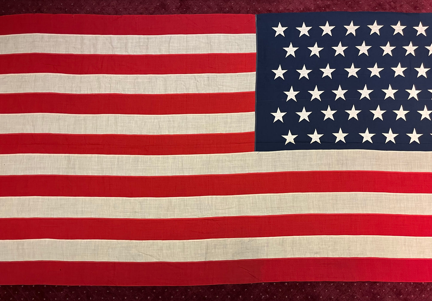 U.S. 45 Star Flag 12’ Spanish-American War Era (1896-1908) Owned by Samuel Rene Gummeré Ambassador of Morocco 1905-09