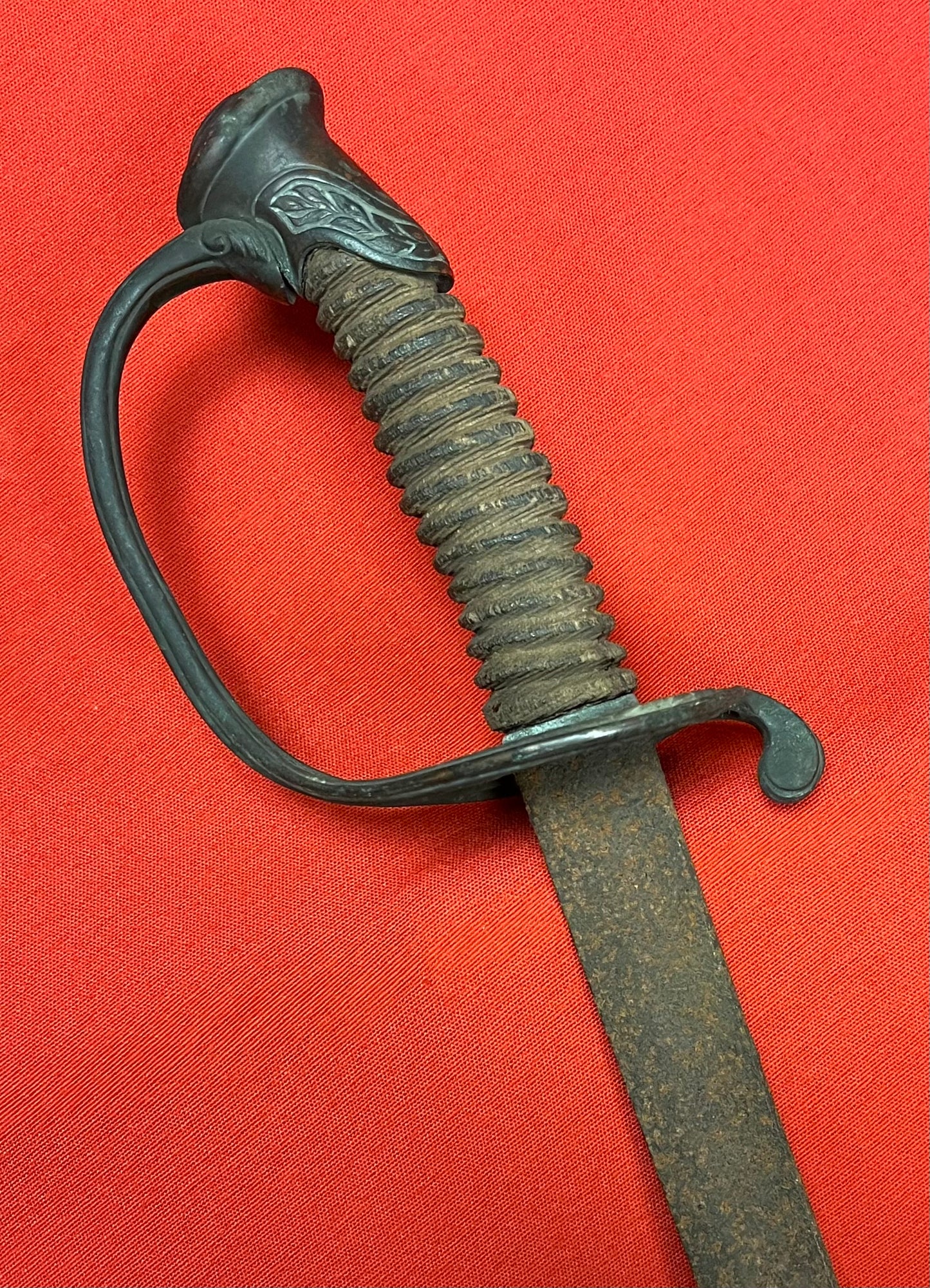 Civil War M1850 Foot Officers Sword Battlefield Pickup - Relic Condition