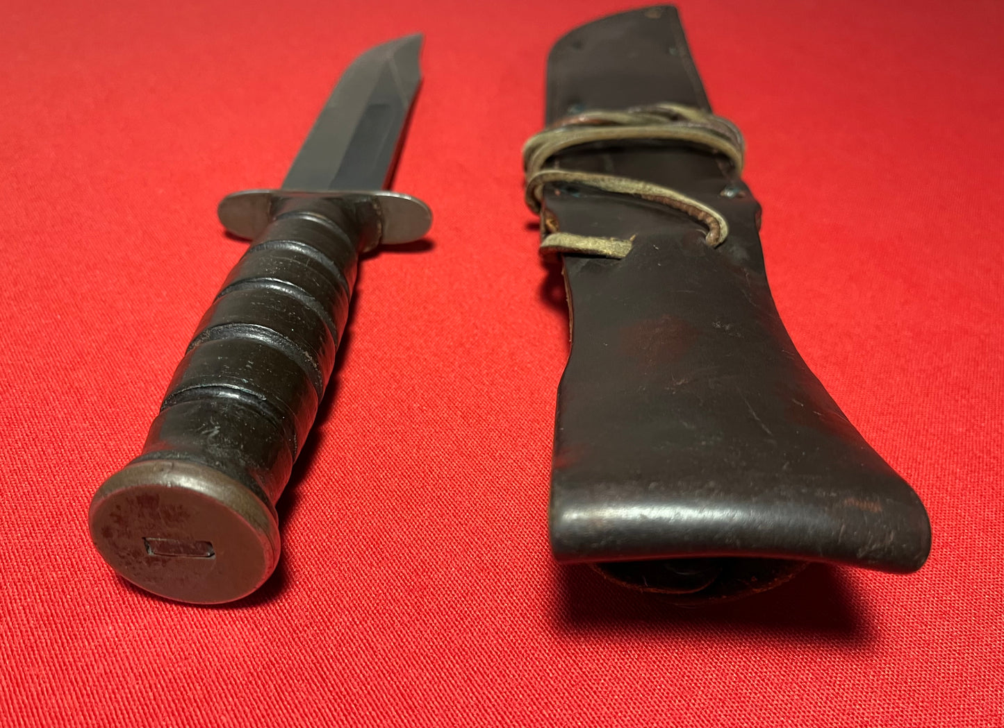 Vietnam Era U.S. CAMILLUS NY MARK 2 Fighting Knife MK2 / Blade "Name" engraved