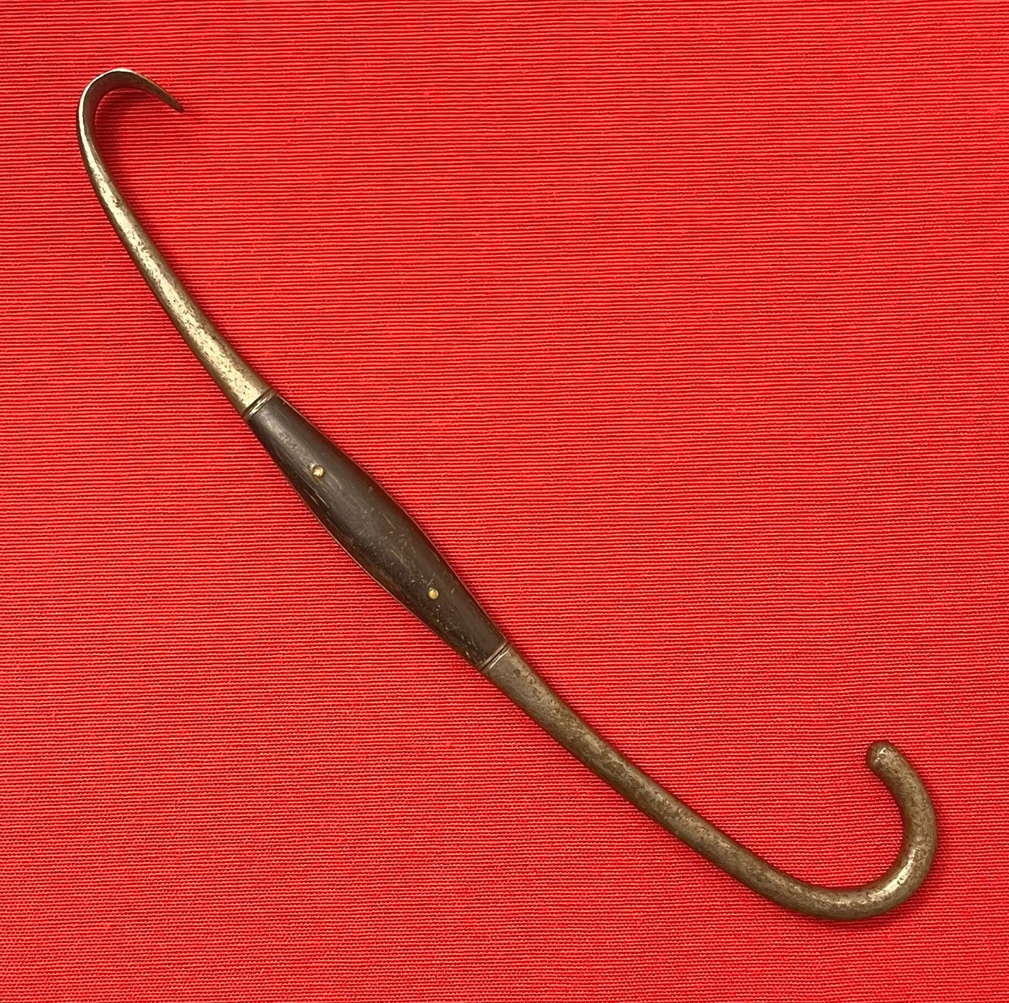 C.1855 Obstetric (Child Delivery) Blunt Hook & Crochet Set-Ferris & Co. Bristol