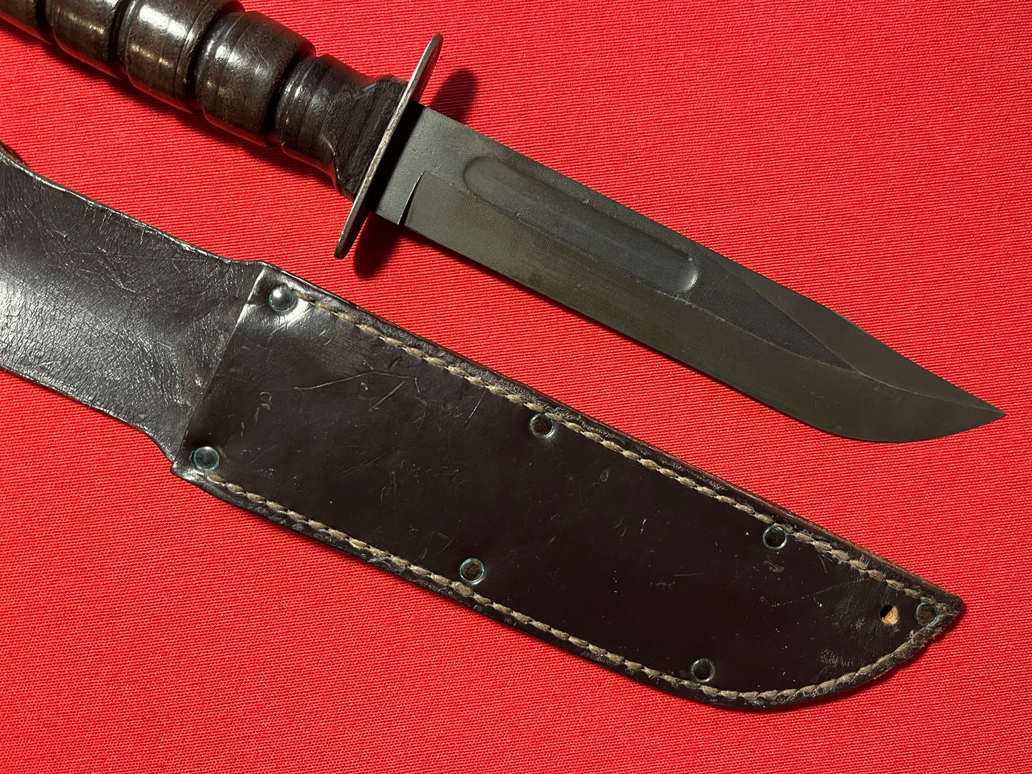 Vietnam Era U.S. CAMILLUS NY MARK 2 Fighting Knife MK2 " ID Number " Engraved