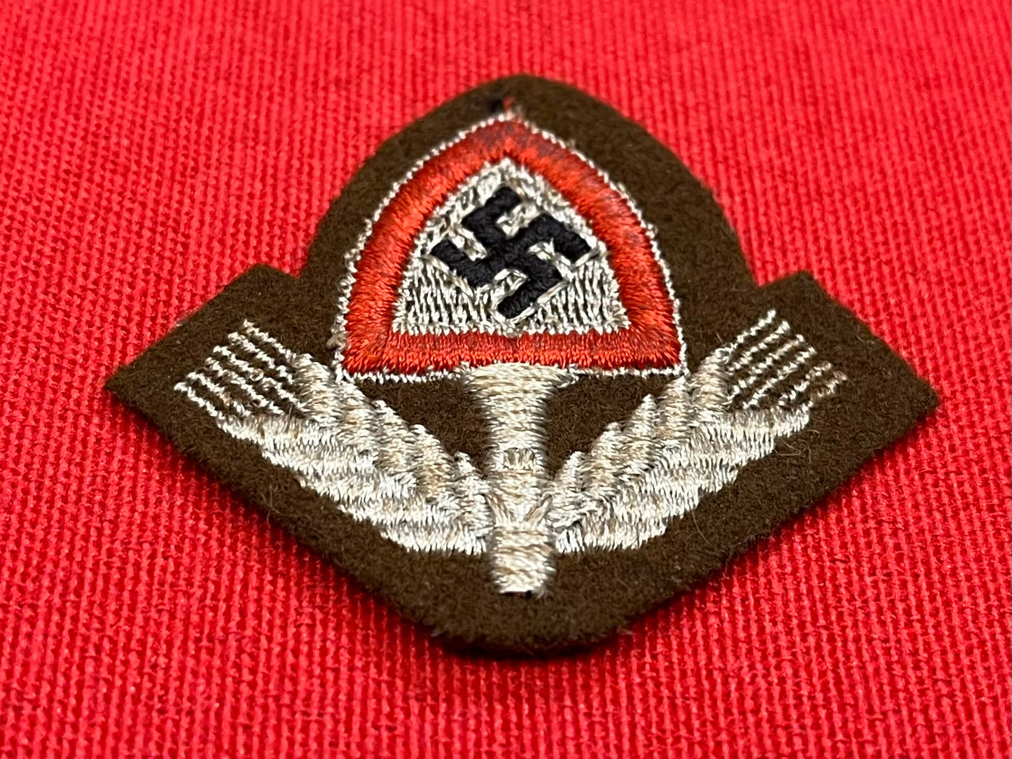 Authentic WW2 German RAD-Reichsarbeitsdienst “German Labor Service” Cap Insignia