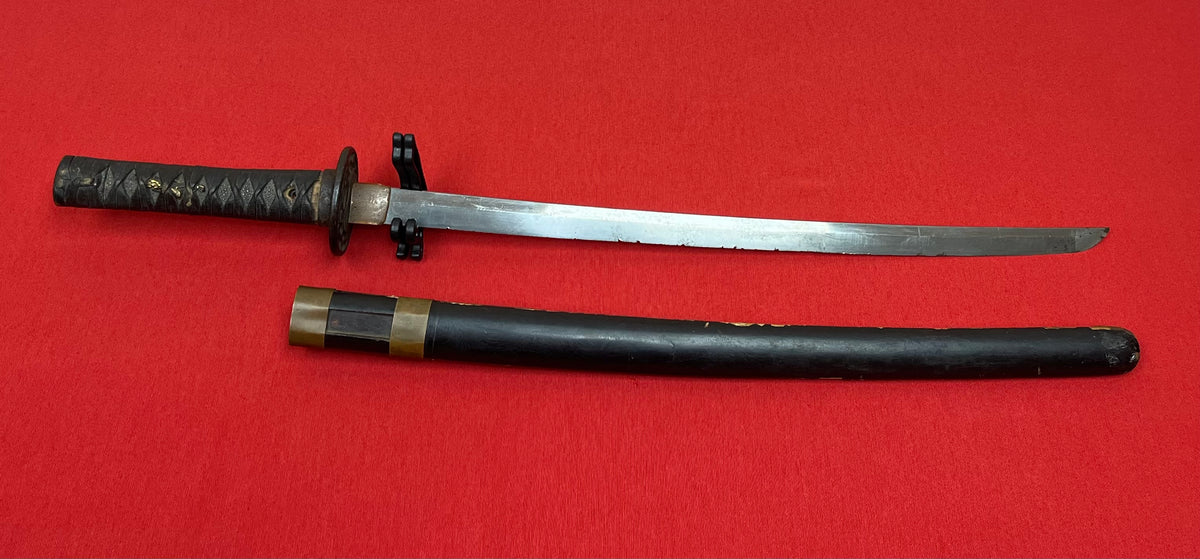 Original Japanese 18th Century Wakizashi Samurai Sword - Edo Period (1603–1868)