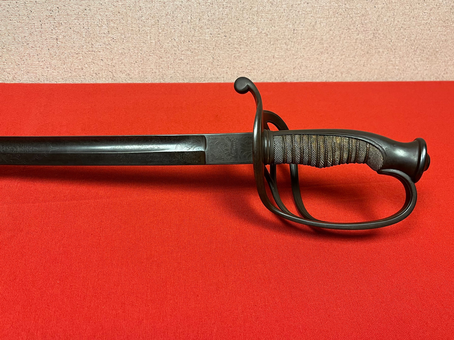 Original U.S. Civil War Officer’s Sword Non-Regulation / German Import by F. Horster - Engraved