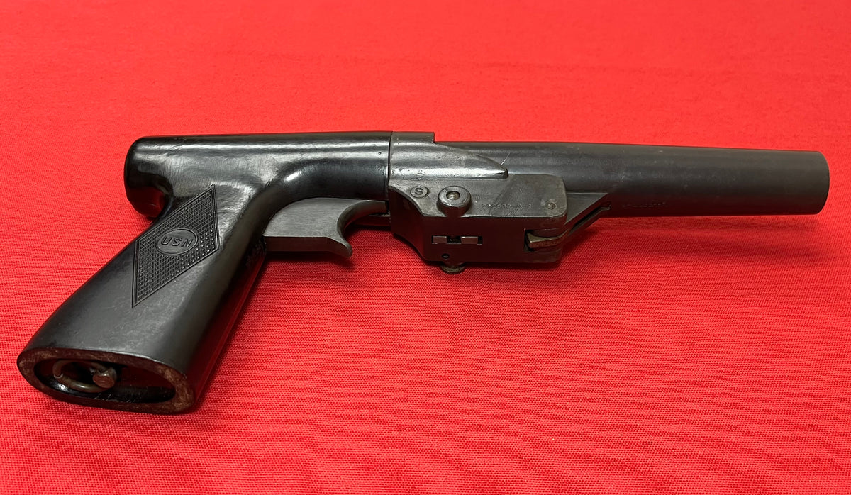 WW2 U.S.N. Navy Mark 5 Signal Flare Pistol Dated 1944