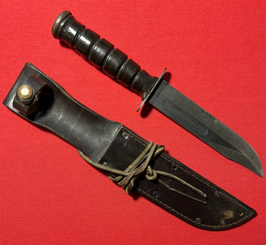 Vietnam Era U.S. CAMILLUS NY MARK 2 Fighting Knife MK2 / Blade "Name" engraved