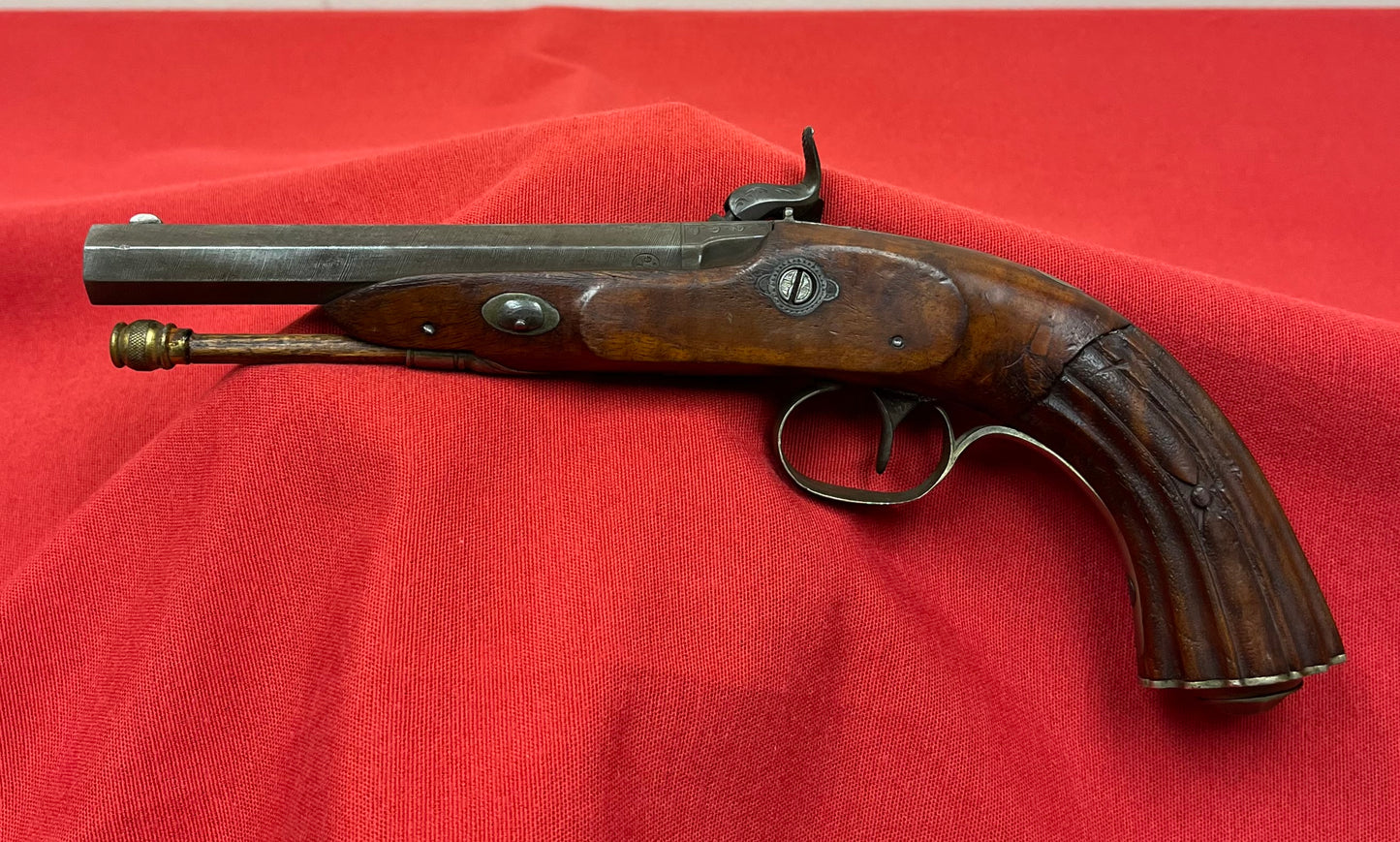 Original Belgian Percussion Target/Dueling Pistol Made in Liège - Circa 1850