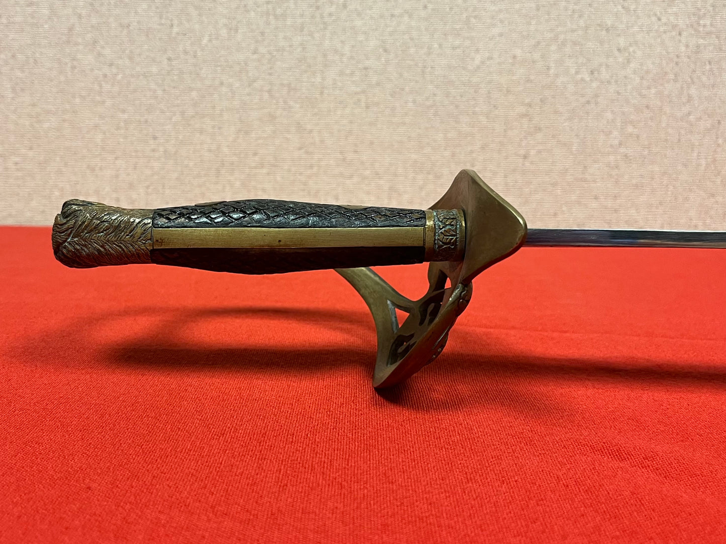 Spanish Army Officer’s “Lionhead” Sword & Scabbard - Authentic