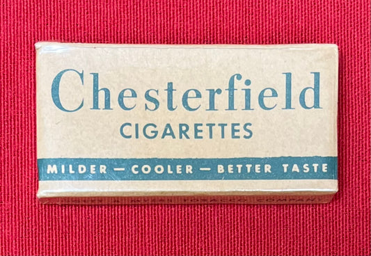 ORIGINAL WWll U.S. ISSUED CHESTERFIELD CIGARETTES K-RATION PACK