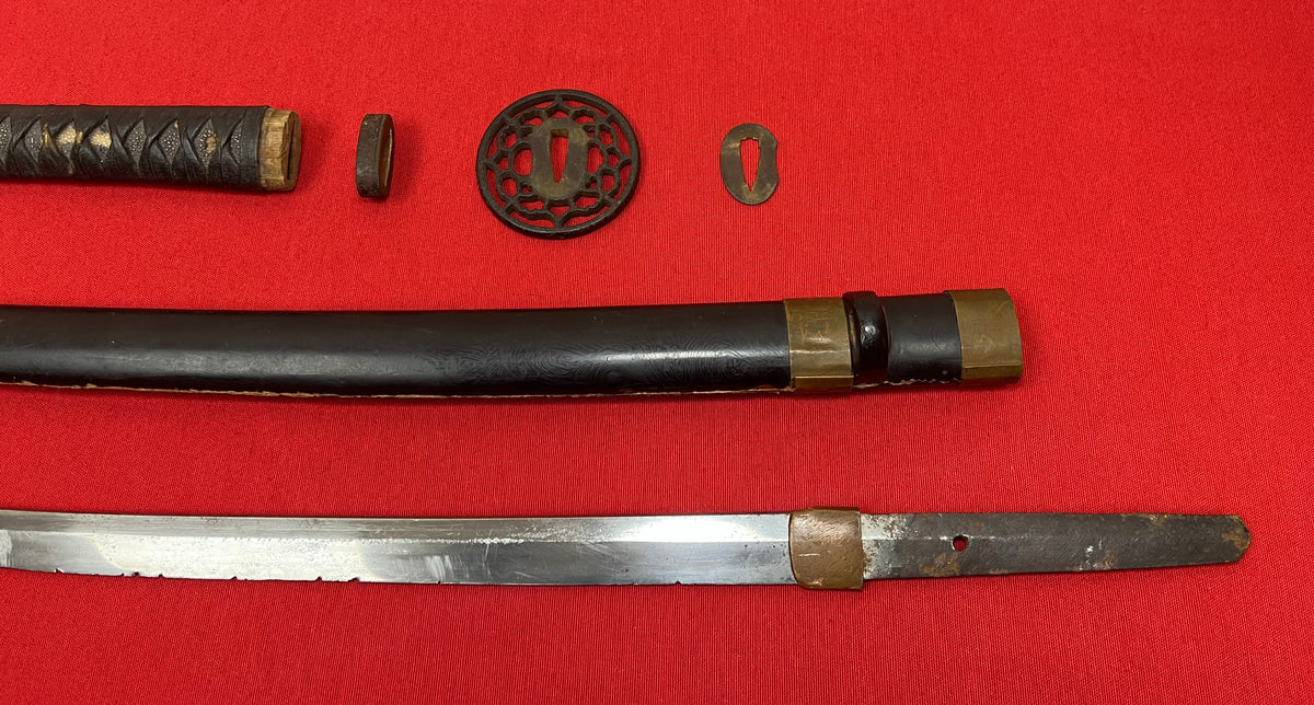 Original Japanese 18th Century Wakizashi Samurai Sword - Edo Period (1603–1868)