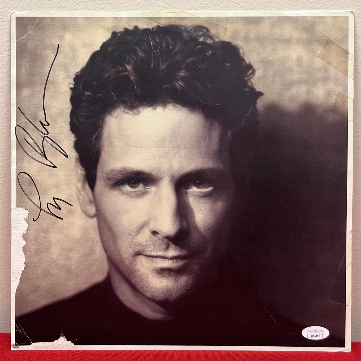 Fleetwood Mac - Lindsey Buckingham (Signed) Guitarist 12x12 Promo Poster Autographed 1992 JSA COA