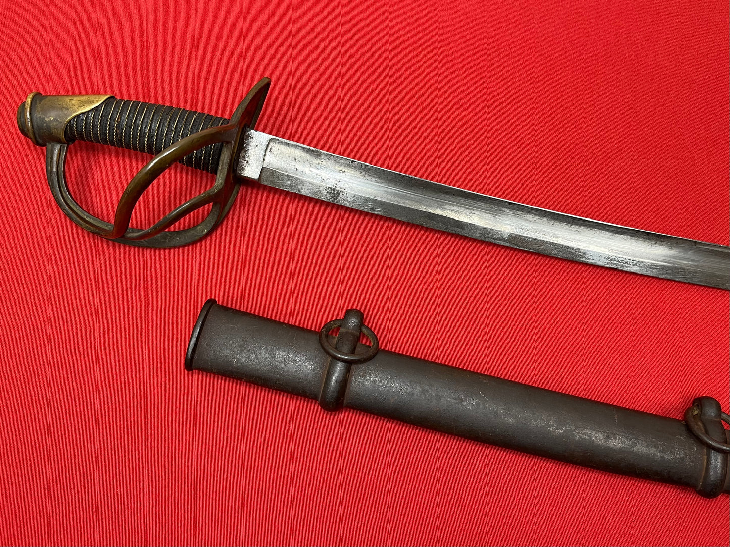 Authentic M1840 U.S. Civil War "Wrist Breaker" Heavy Cavalry Saber/Sword