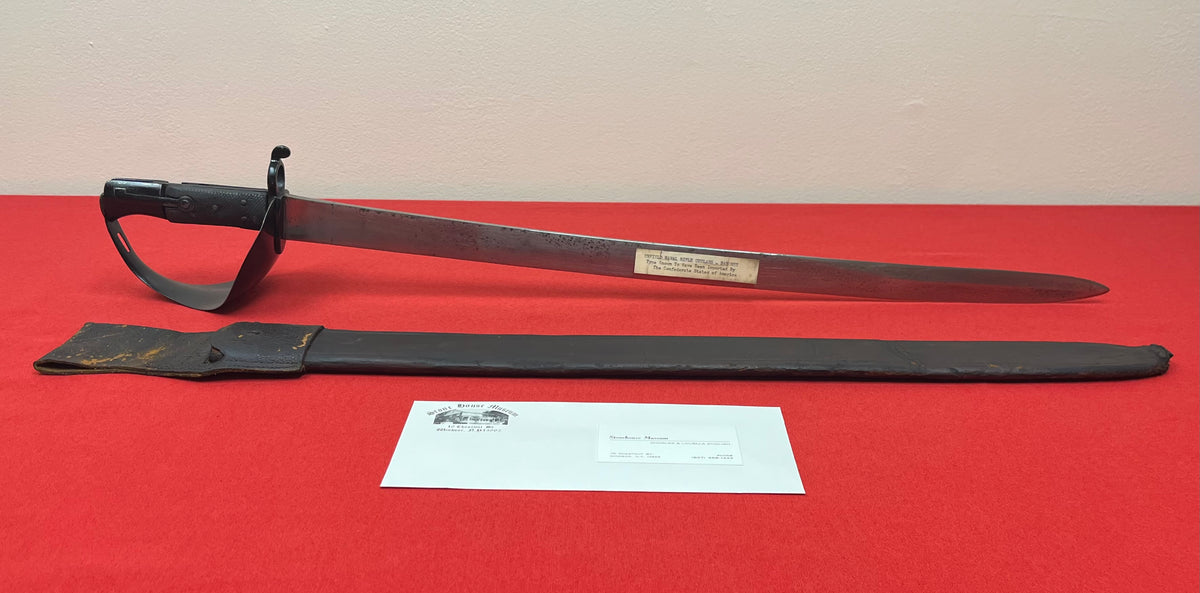 P1859 English Enfield Rifle Naval Cutlass Bayonet - Stone House Museum