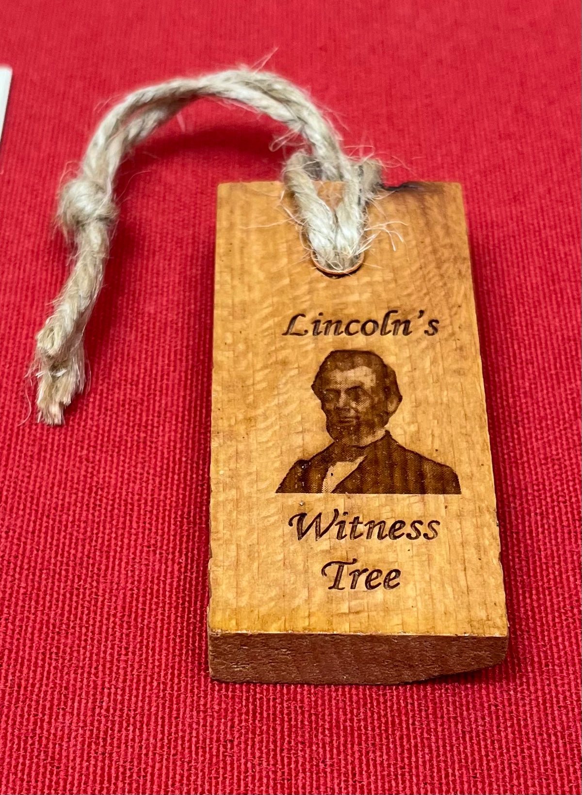 Gettysburg President Abraham ￼Lincoln (Witness Tree) Wood - Gettysburg Address