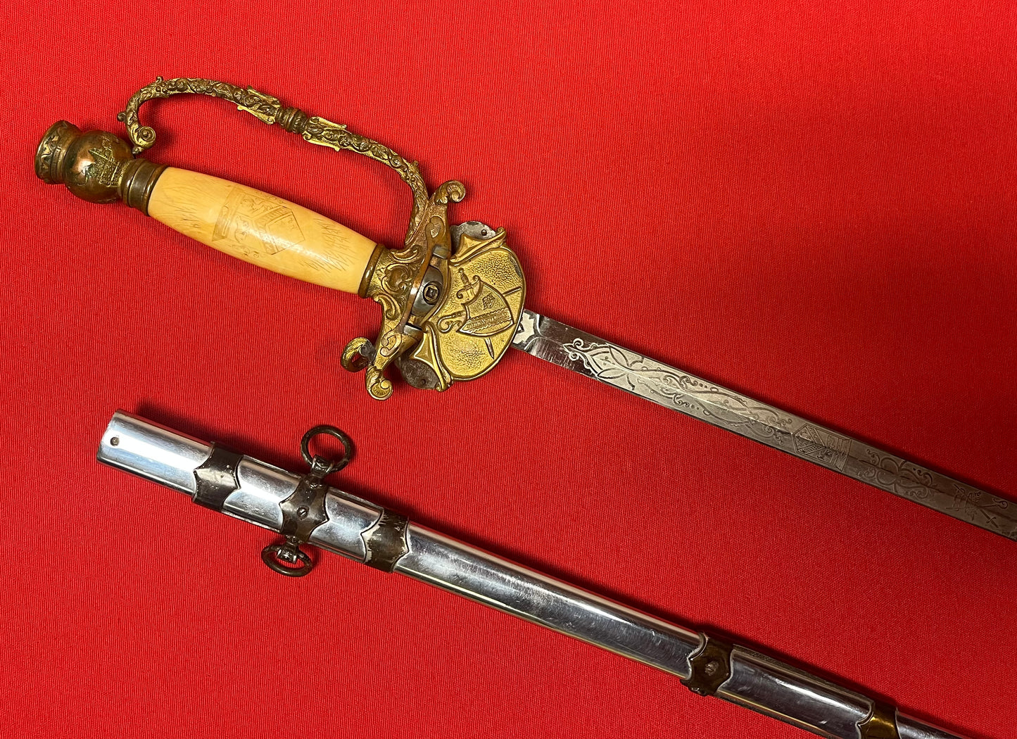 1880-90’s Patriarchs Militant Fraternal Order Sword Odd Fellows Named