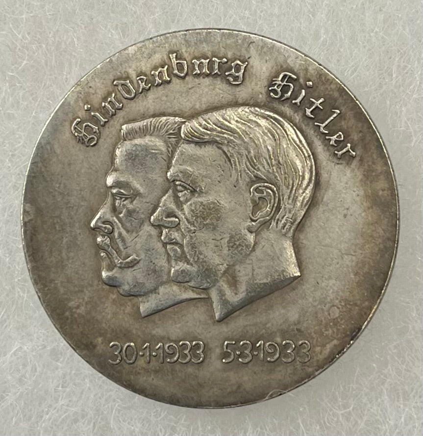 WW2 German Hitler's Election Medal - Reich Chancellor