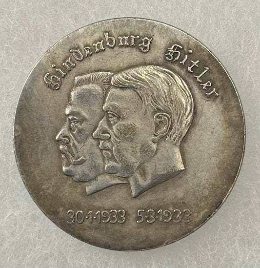 WW2 German Hitler's Election Medal - Reich Chancellor