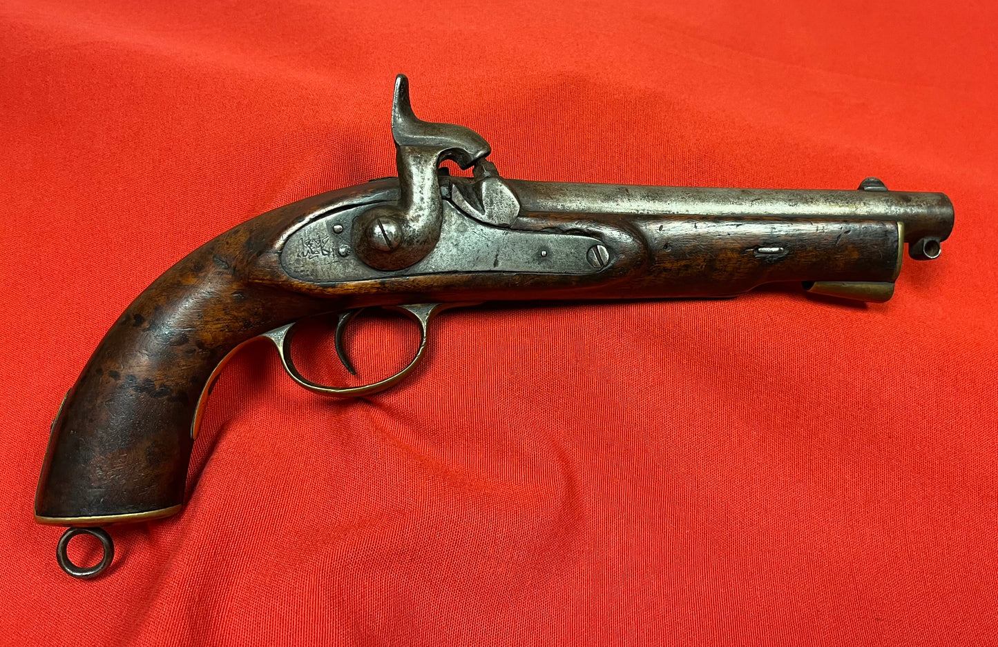 P1858 BRITISH EAST INDIA GOVERNMENT (EIG) PATTERN 1858 PERCUSSION .56 CAL. SINGLE SHOT CAVALRY PISTOL