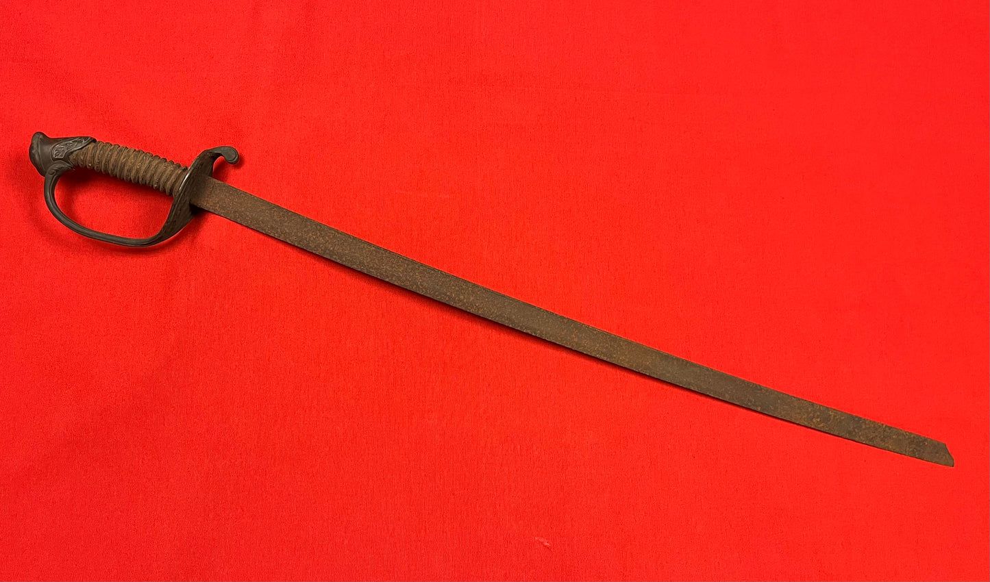 Civil War M1850 Foot Officers Sword Battlefield Pickup - Relic Condition
