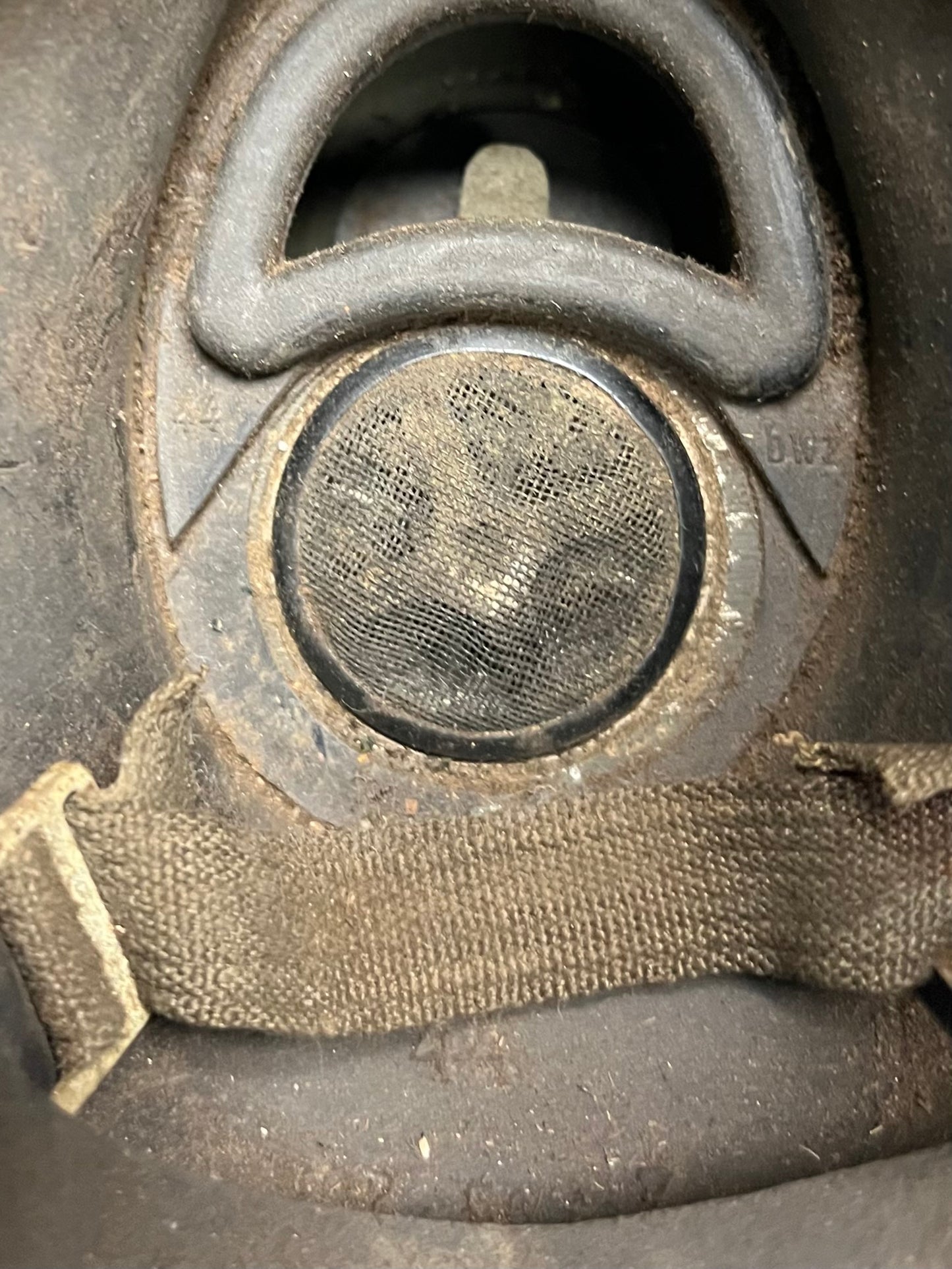 Original WWII German M38 Gas Mask w/ Filter & Canister