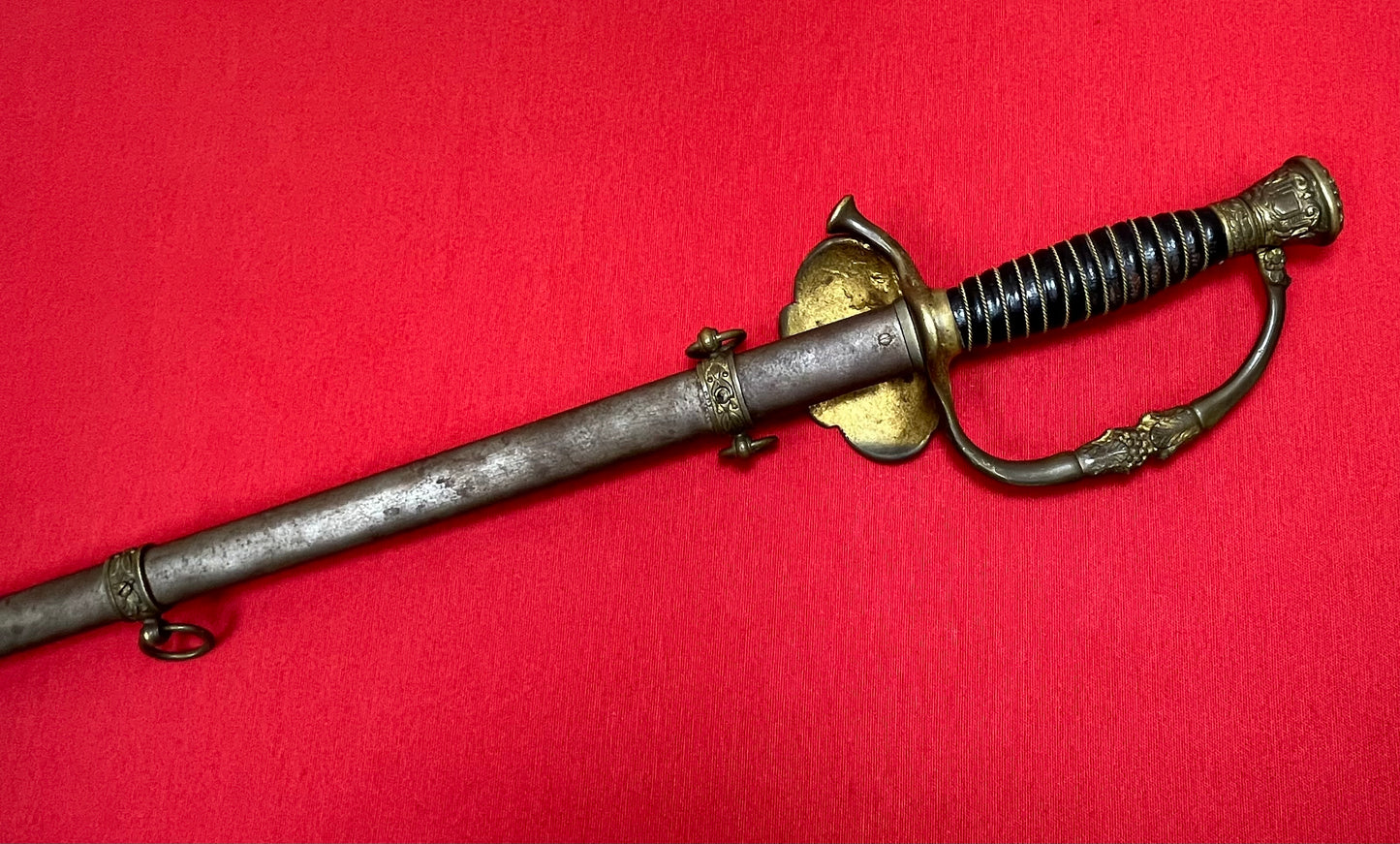 1800’s Sons of Veteran’s GAR Sword Etched Blade General Grant 1861-65 Civil War