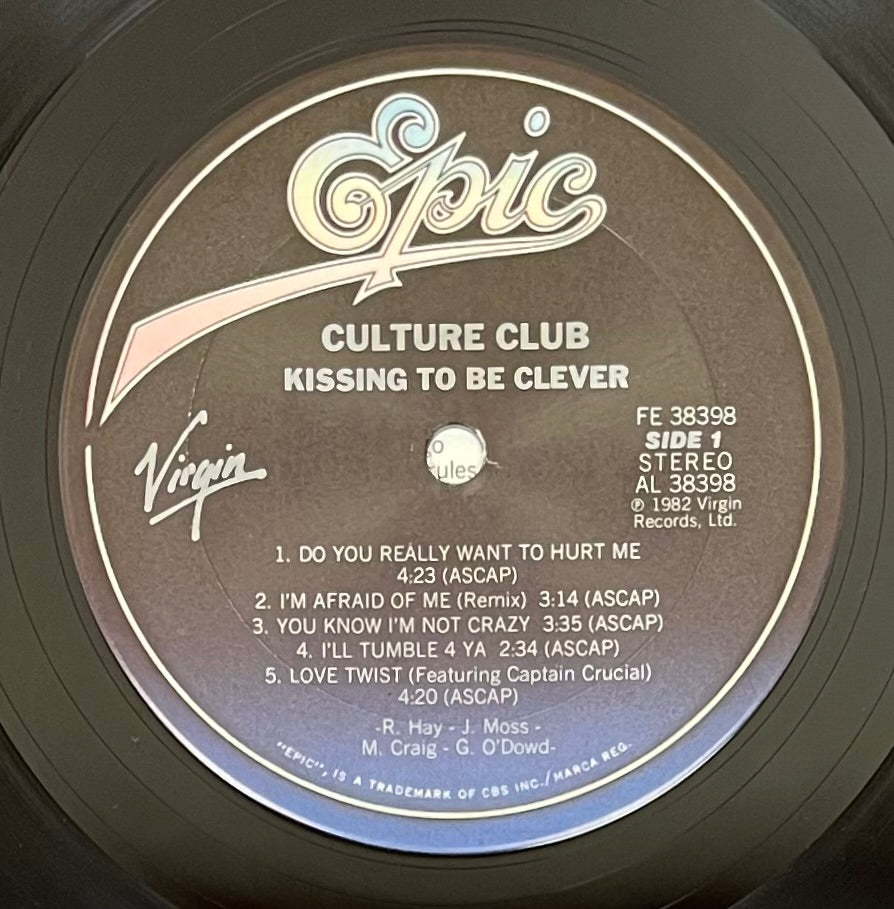 Culture Club - Boy George Signed Vinyl LP Kissing To Be Clever 1982