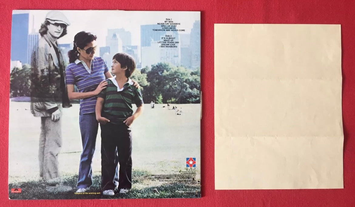 Yoko Ono- WHYY Radio Station LP Record (Personally Owned) & Signed Copy w/ Letter 1 of 50 Beatles!!!