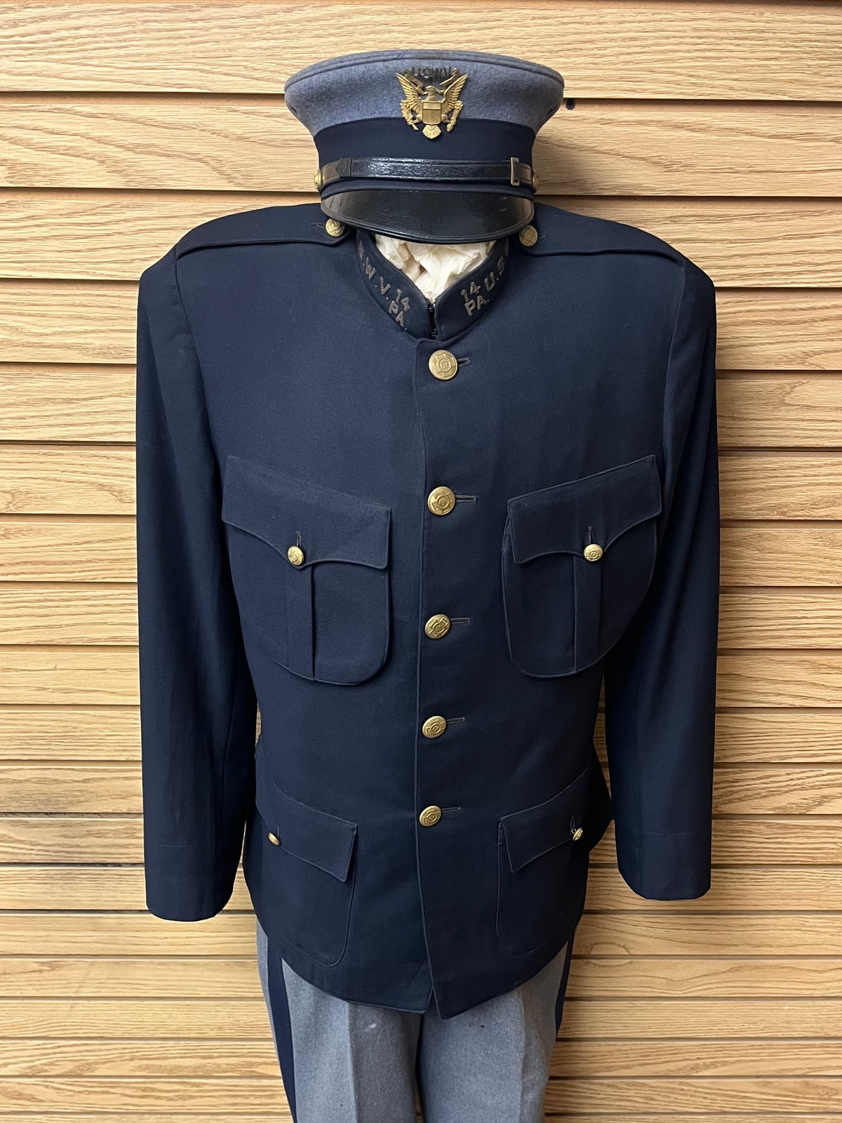 U.S. SPANISH AMERICAN WAR VETERAN’S UNIFORM - 14TH P.A. (NAMED) WILLIAM HUDSON