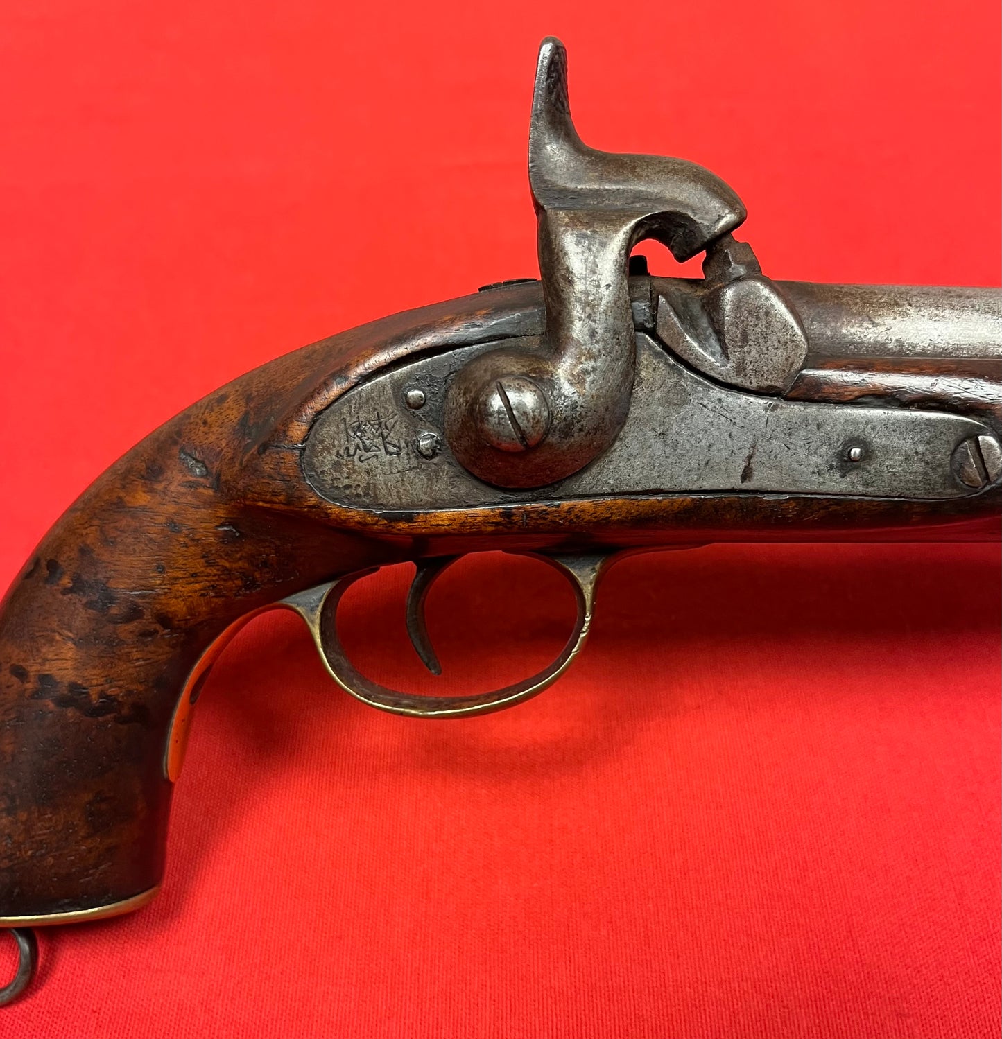 P1858 BRITISH EAST INDIA GOVERNMENT (EIG) PATTERN 1858 PERCUSSION .56 CAL. SINGLE SHOT CAVALRY PISTOL