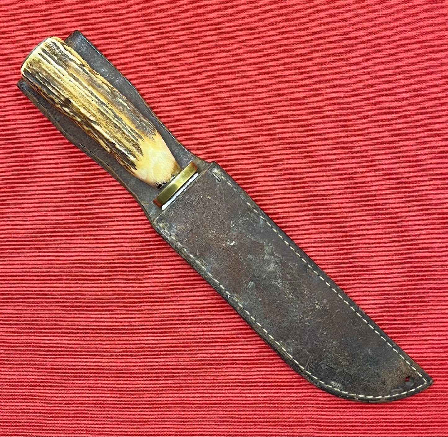 WW2 U.S.N MK2 KA-BAR Fighting Knife "Trench-Art" Theater Made #3