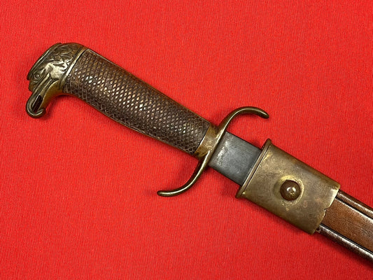 Original Spanish Officers Eagle Head Machete/Sword - Spanish American War 1898