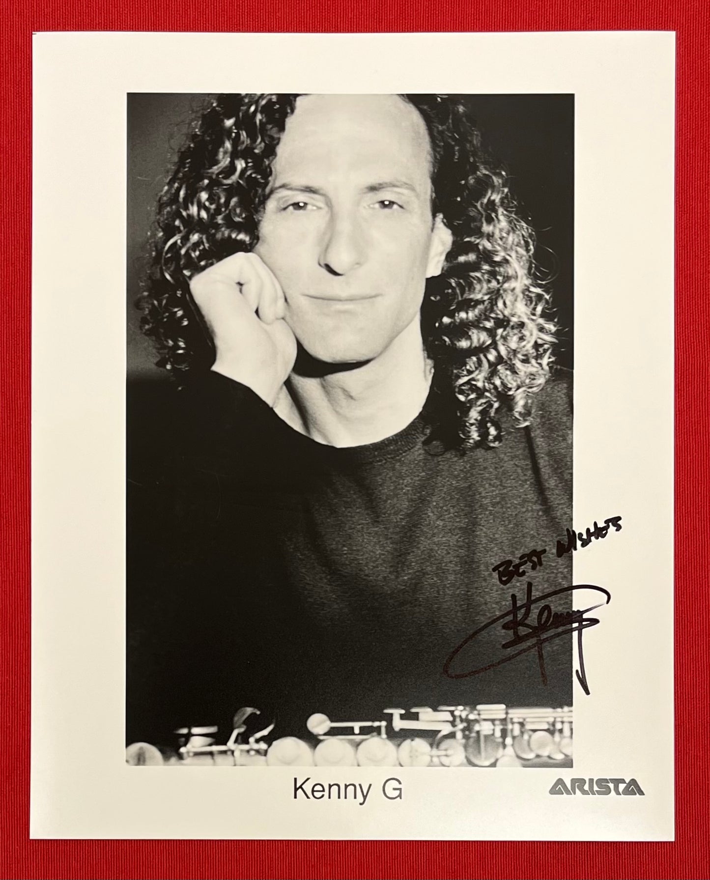 Kenny G - Signed 8x10 Photo Autographed Vintage Signature Saxophonist