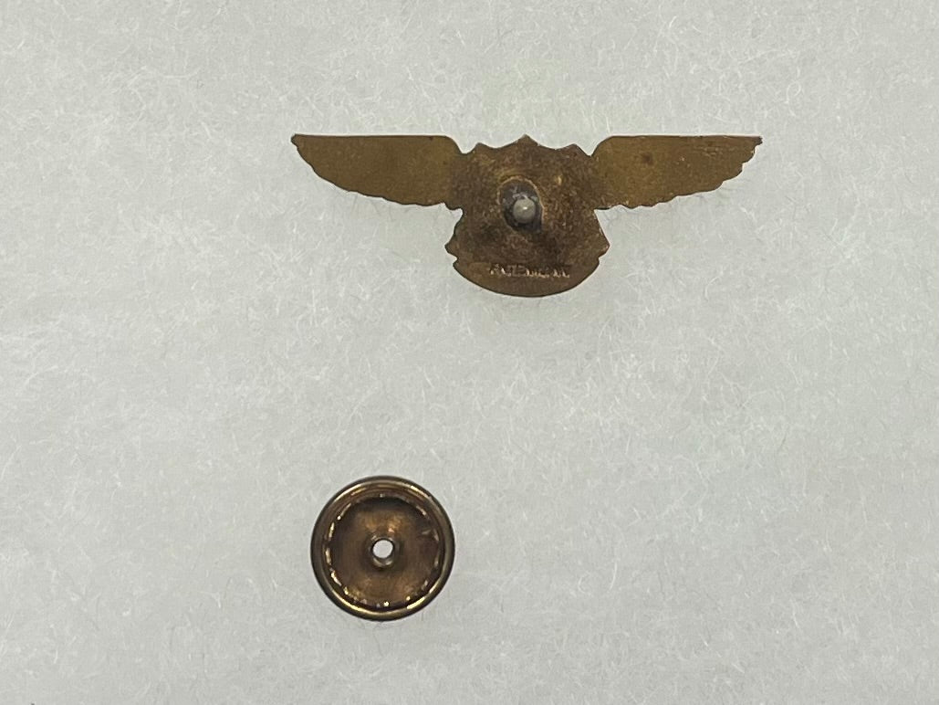WW2 USAAF 21st Bomb Group Alis Et Animo Wings Pin / Badge