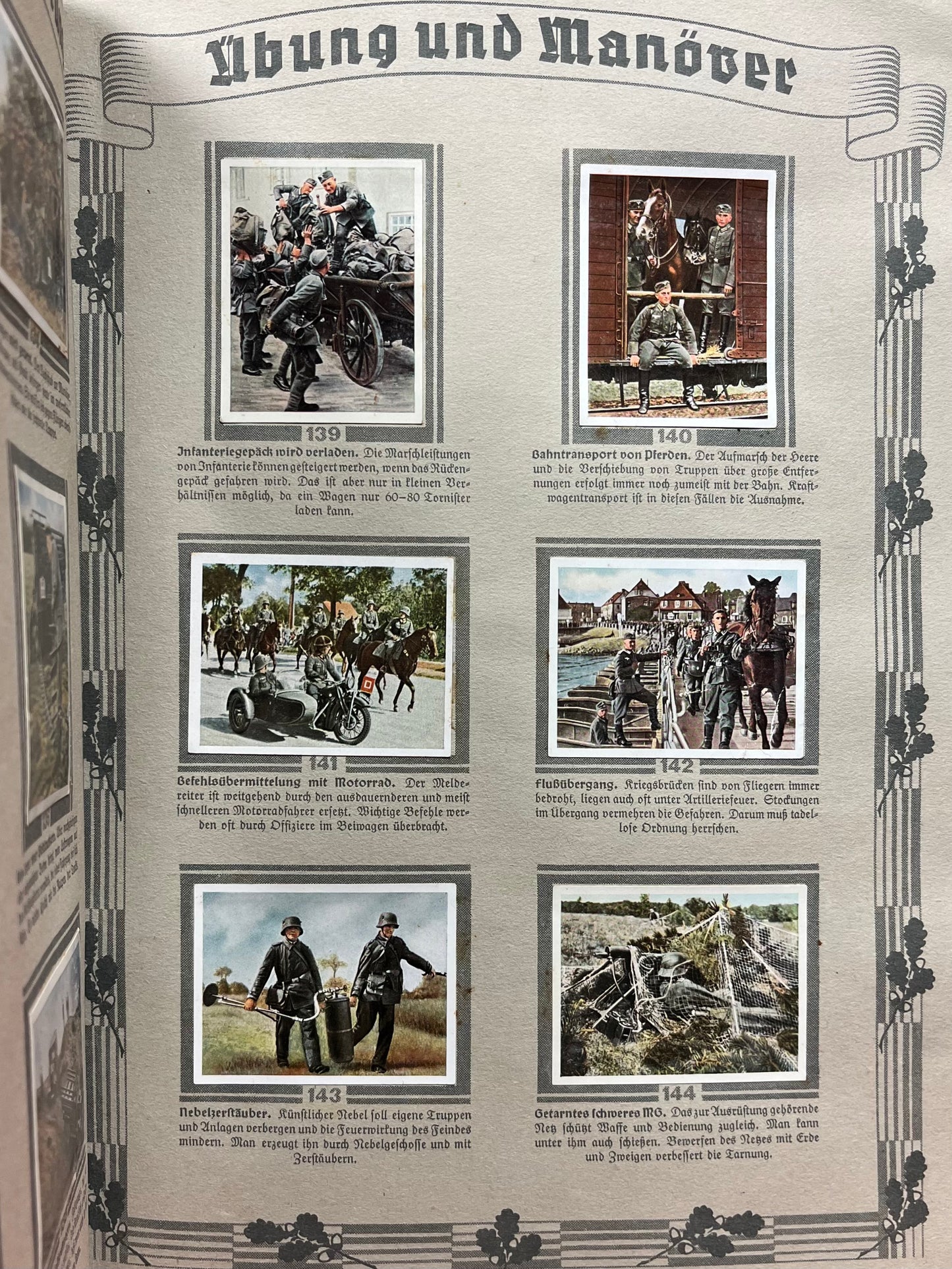 WW2 Era German Cigarette Card Album ‘Die Deutsche Wehrmacht’ 1936