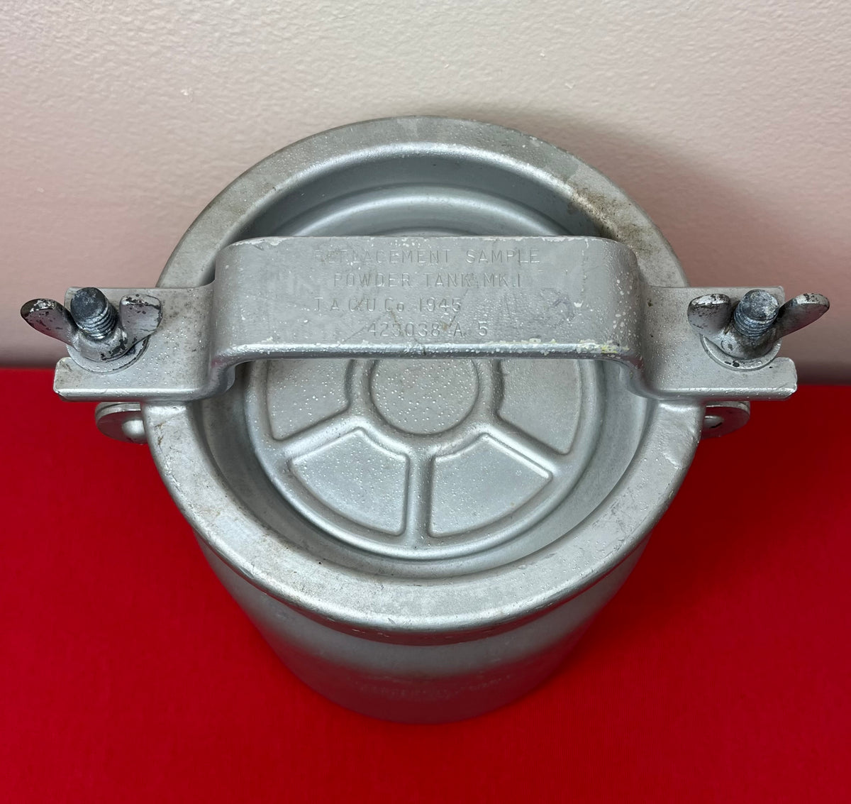 WW2 U.S. Navy MK.1 Replacement Sample Powder Tank 1945