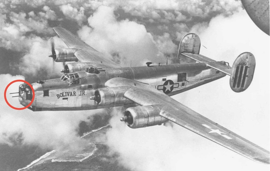 WWII B-24 Liberator Aircraft Gun Turret Control Stick