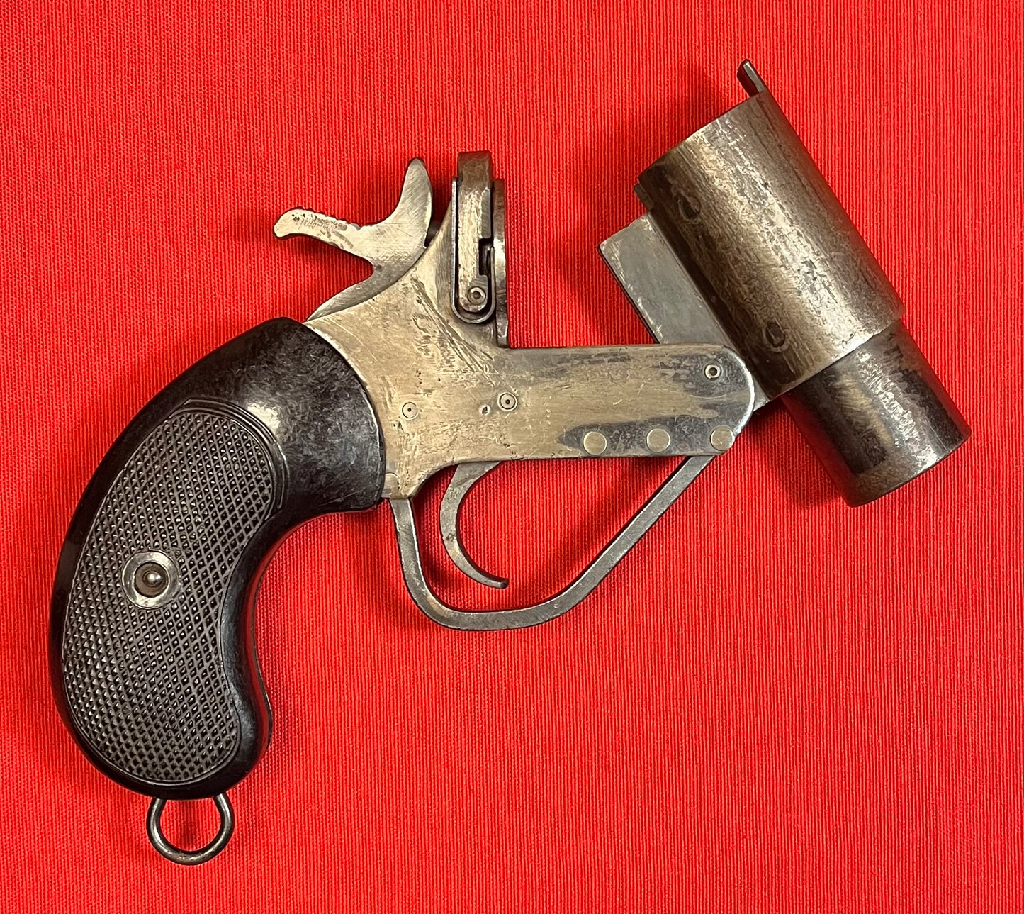 Original British WWII Molins No.2 Mk.5 Flare Signal Pistol for Armored Fighting Vehicles - Circa 1940