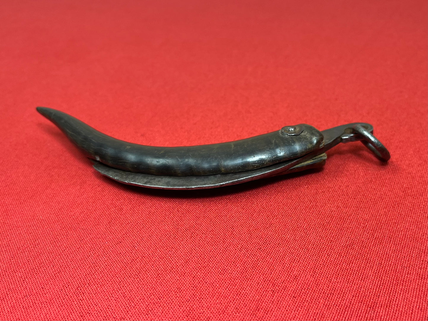 Pre-Civil War Folding Knife W/ Horn Handle