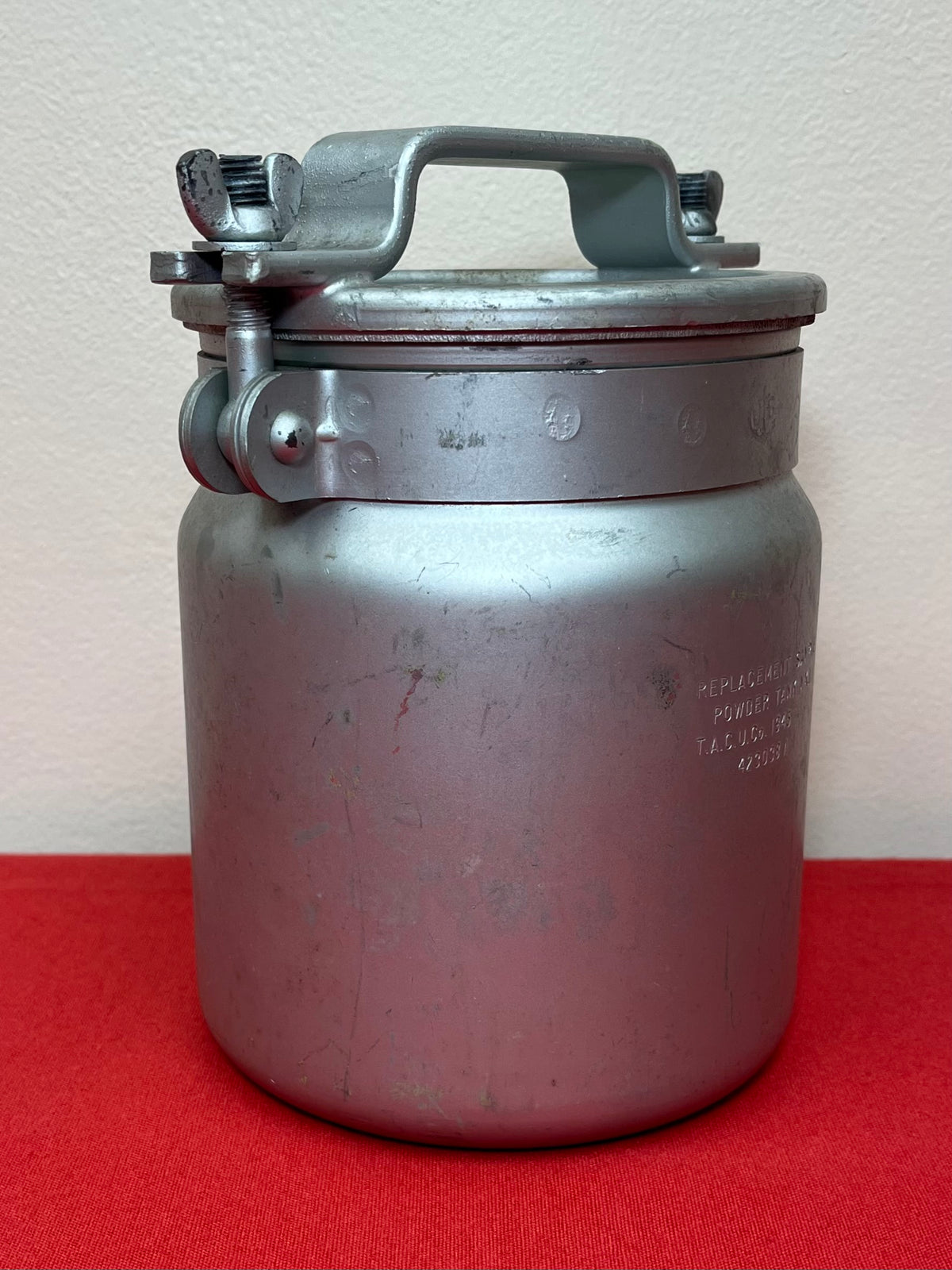 WW2 U.S. Navy MK.1 Replacement Sample Powder Tank 1945