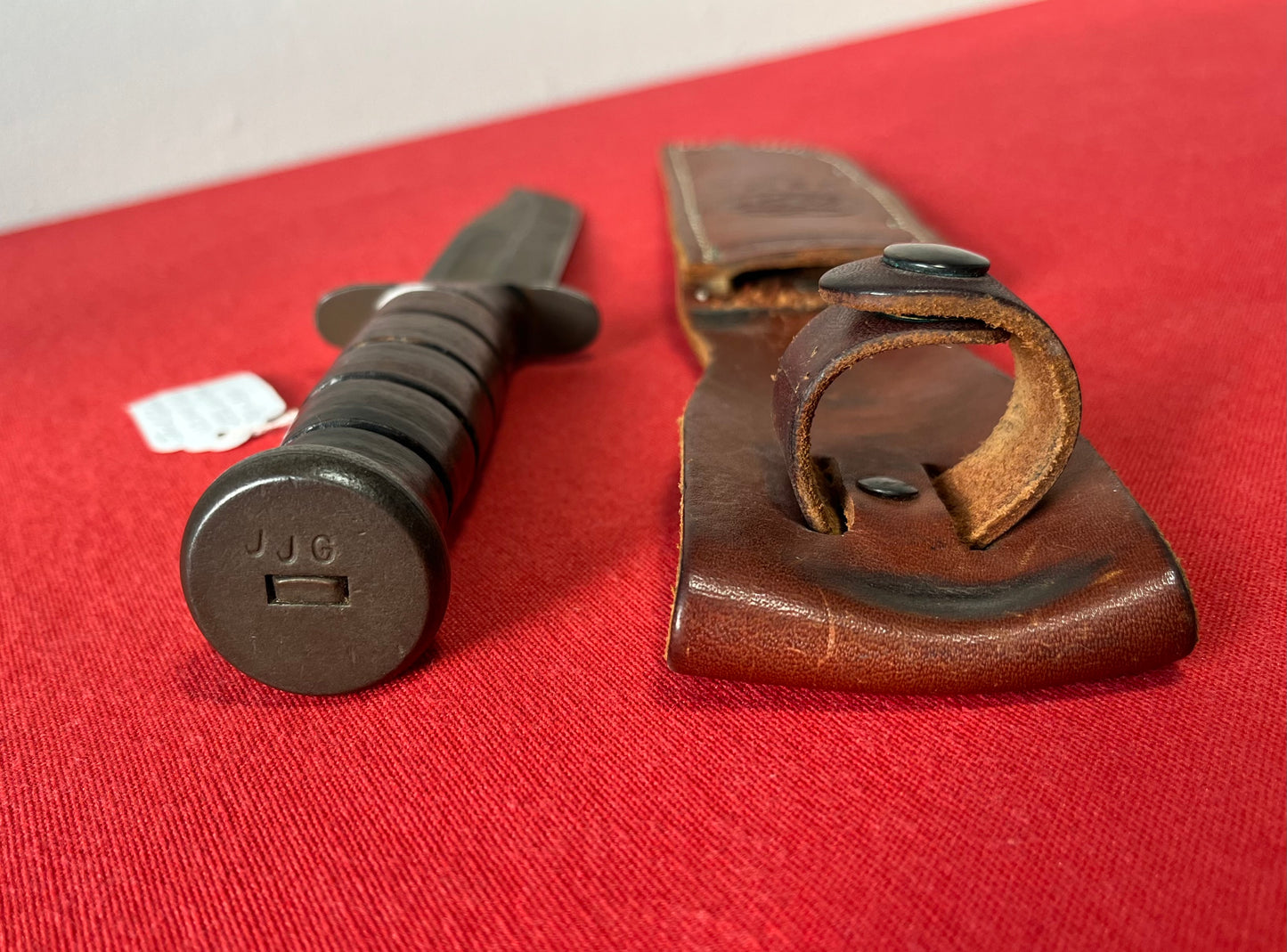 KA-BAR USMC MK2 Fighting / Survival Knife (Veteran Owned) Named- Post War Piece